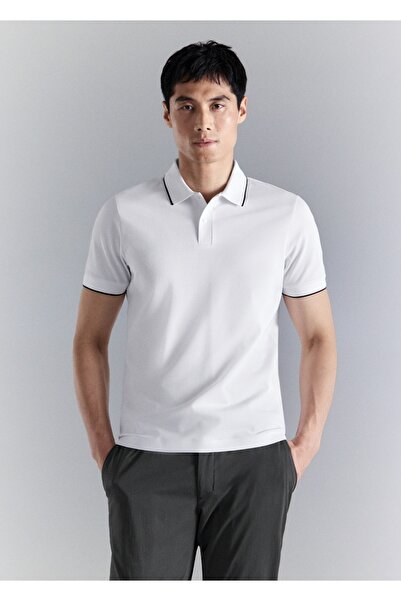 MANGO Man Coolmax ® comfort stretch pike polo yaka tişört