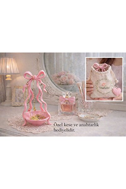 Miolette Fiyonk Tasarımlı Dekoratif Takı & Aksesuar Standı (Miolette Anahtart...