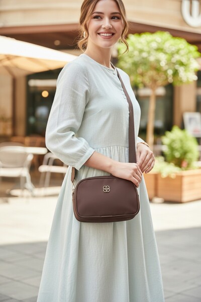 Glowfit Shine Your Shape Kadın Acı Kahve rengi - 3 Bölmeli Su Geçirmez Kumaş ...