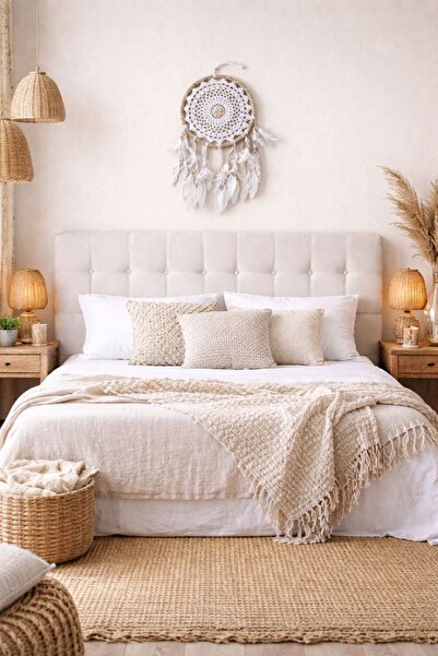 Hdmarketim Dreamcatcher Feather Wall Ornament 100% Cotton Craft