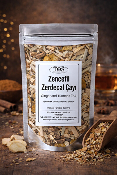 TOS The Organic Spices شاي الزنجبيل والكركم - 40 جم (1. الجودة، شاي الزنجبيل ...