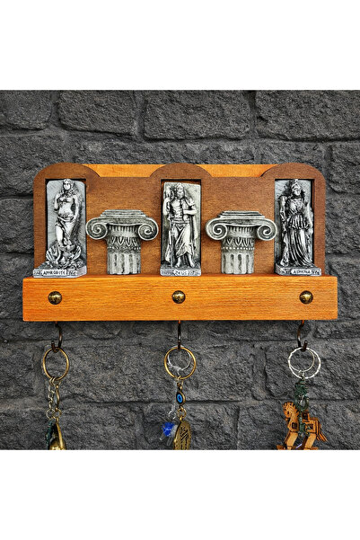 GÖKÇEN HOBİ Zeus Athena Afrodit Mitolojik Yunan Tanrıları Anahtar Askısı