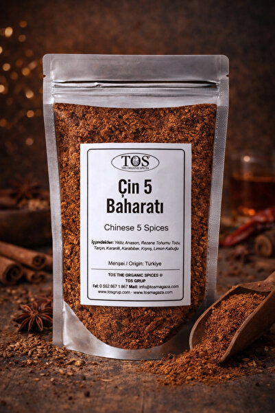 TOS The Organic Spices Çin 5 Baharatı 100 gr Chinese 5-spice - Premium Qualit...