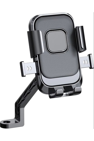 Zoli Motosiklet Telefon Tutucu Ayna Bağlantılı Otomatik Kilitlemeli Ayarlanab...