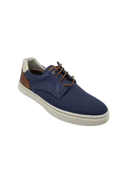 SALAMANDER Men's sneakers 45, leather, textile, navy blue