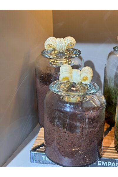 YASAR CONCEPT طقم قهوة روبان في برطمان زجاجي