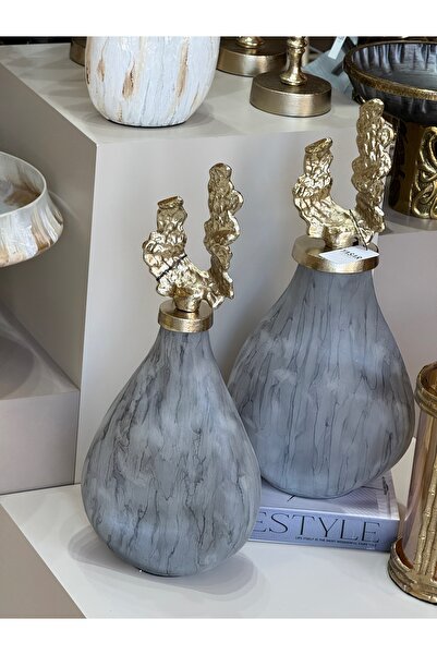 YASAR CONCEPT Monolithe Cam Vazo Set