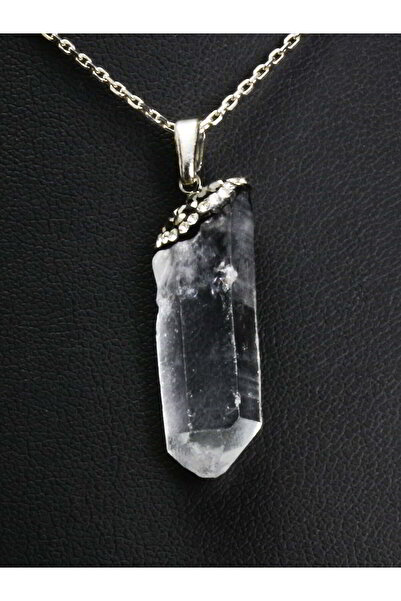 ILGIN DOĞAL TAŞ TAKI Unisex Kuvars Taşı Kolye Ucu