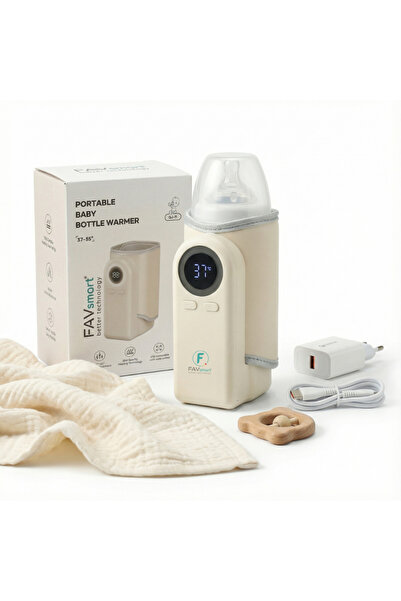 FAVsmart Incalzitor portabil FAVsmart® GJ11, 10000 mAh, baza incalzita, 4-in-...