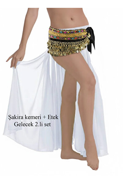 Kaftan Collection Dansöz Oryantal Eteği ve şakira kemeri set