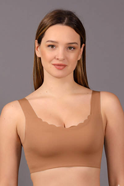 NEWBRA LINGERIE Women's Unpadded B Cup Wireless Bra with Stitch-Free Laser Re...