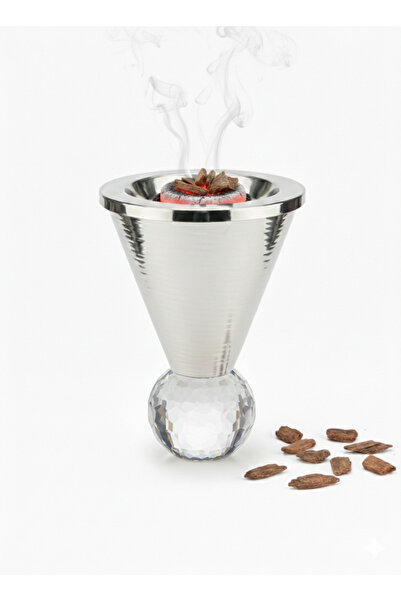 DUX مبخرة بخور فاخرة وعصرية من المعدن والكريستال - حامل بخور فاخر على الطراز ...