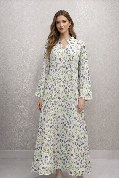 ELLA Cool embroidered cotton jalabiya