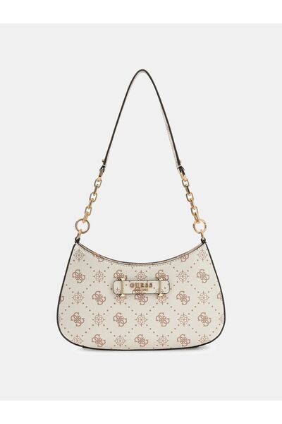 Guess Carrie Logo Top Zip Shoulder Bag