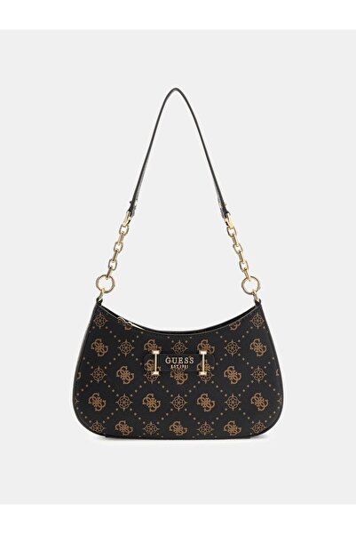 Guess Carrie Logo Top Zip Shoulder Bag