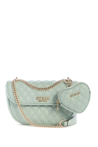 Guess Atabey convertible crossbody bag with flap