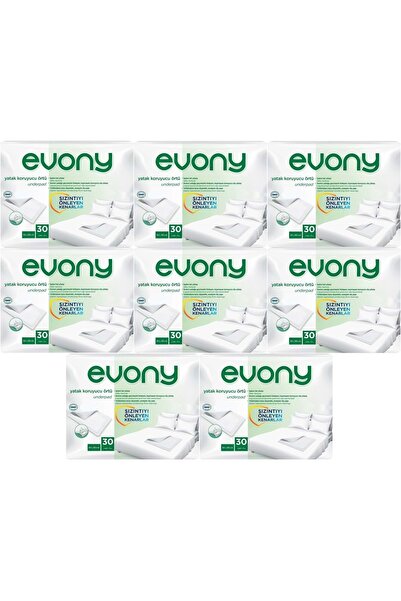 Evony Hasta Yatak Koruyucu Örtü 60*90CM 240 Adet (8PK*30) (Kaymaz Özellikli)
