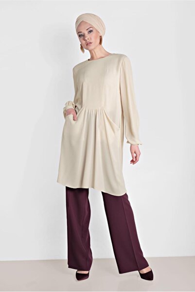 Alvina Crew Neck Pocket Tunic 4240