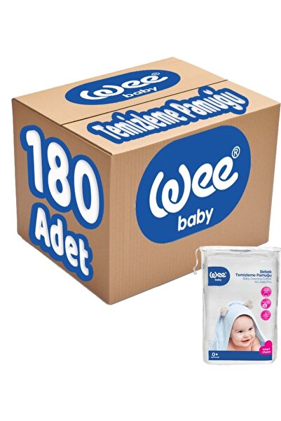 Wee Baby Bebek Temizleme Pamuğu 180 Adet (3PK*60)