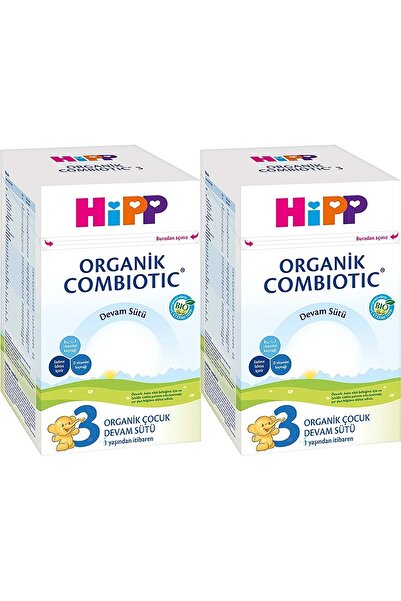 Hipp Organik Combiotic Bebek Devam Sütü 800GR No:3 (9. Aydan İtibaren) (2 Li ...