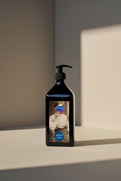 ARİENEL Sıvı Sabunluk | 500 ml | Amber Cam Şişe | Art Series | Vintage