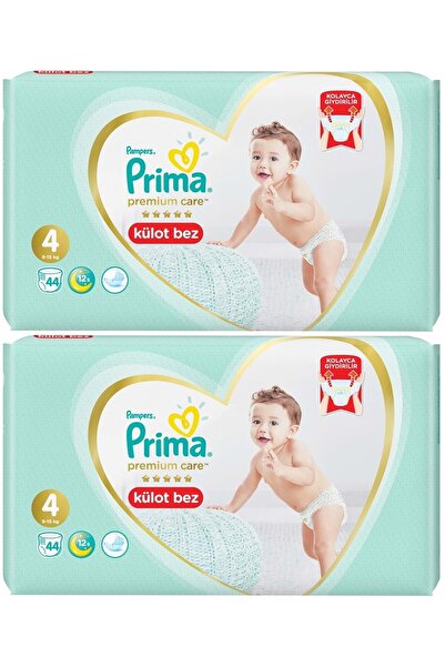 Prima Premium Care Külot Bebek Bezi Beden:4 (9-15Kg) 88 Adet Süper Ekonomik Pk