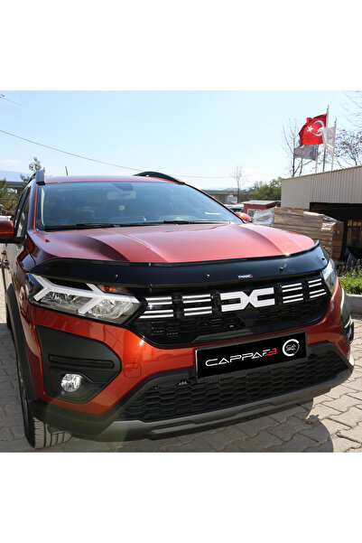 Cappafe Dacıa Jogger 2022- Ön Kaput Koruyucu Rüzgarlığı 3mm