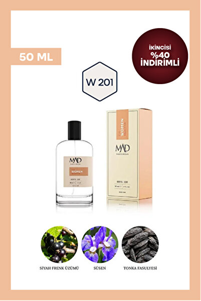Mad Parfüm Mad W201 Selective 50 ml Kadın Parfüm | Oryantal & Çiçeksi Notalar