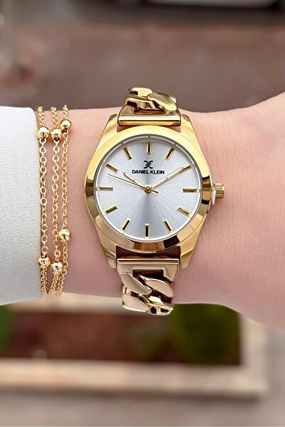 Daniel Klein Zincirli Kordon Kadranı Gümüş Renk Kadın Kol Saati Ve Bileklik