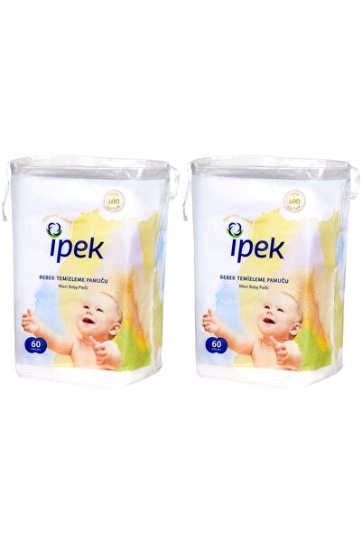 İpek Bebek Temizleme Pamuğu 120 Adet (2Pk*60)