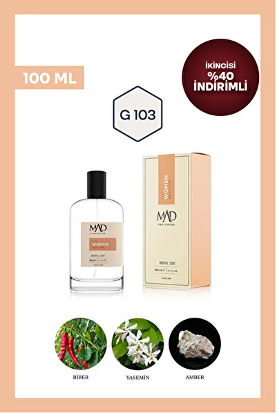 Mad Parfüm Mad G103 Selective 100 ml Kadın Parfüm | Oryantal & Çiçeksi Notalar