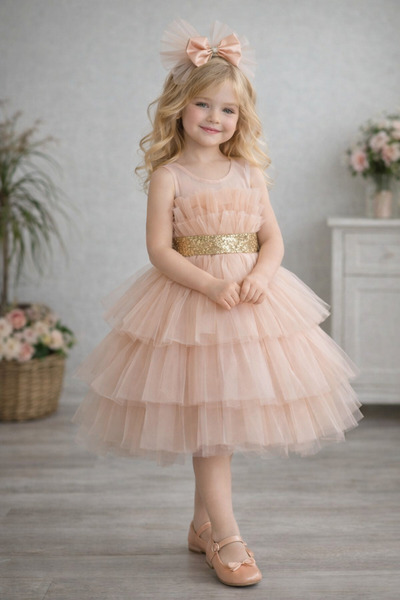 Melis Çocuk Kız Çocuk Abiye Elbise Gelinlik