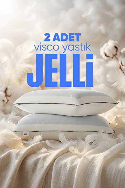 Pillow Market Jelli Ortopedik Visko Yastık - Soğuk Serinletici Jelli Visco Or...