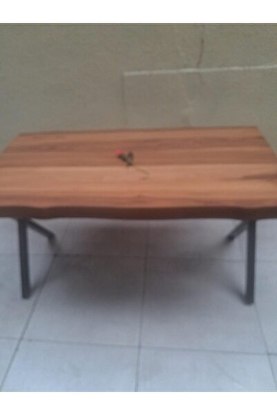 Ankara Mobilya Masa 12433 KÜTÜK desen Model Metal Siyah X Metsal Ayak İtina p...