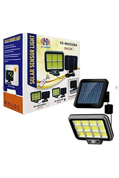 divendi-ro Lampa solara cu panou detasabil 288LED - Putere 50W - Senzor de mi...
