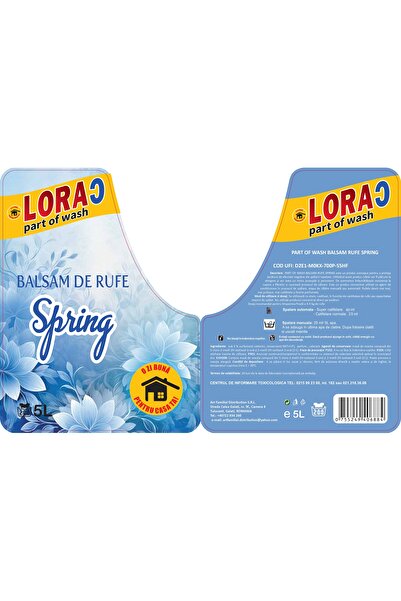 Lora Fabric Softener + White Laundry Detergent Package