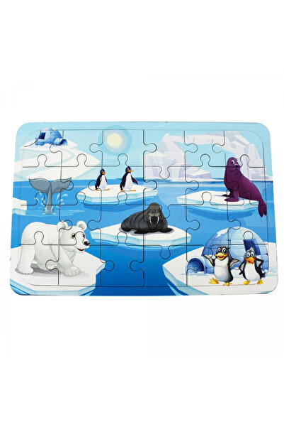 Doğan Oyuncak Dünyası بازل حيوانات خشبي - لعبة للأطفال - بازل - 24