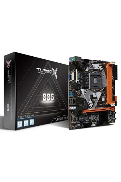 TURBOX WorkTeam B85(H81) Sata M2 DDR3 1600MHz Usb 3.0 Vga Hdmi Ses Lan 1150P ...