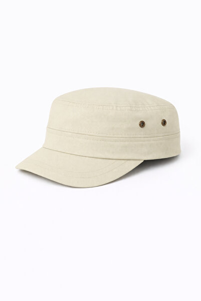 ZERAMİNE Krem Erkek Castro Şapka Fidel Castro Şapka Kep