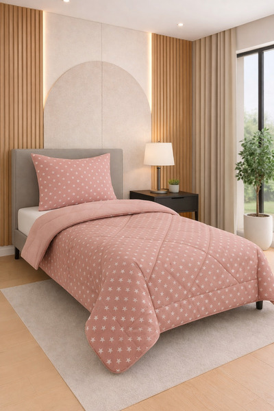 Binna Soft Karmina Ultura Soft Wellsoft Silicone Filled Single Quilt + Pillow...