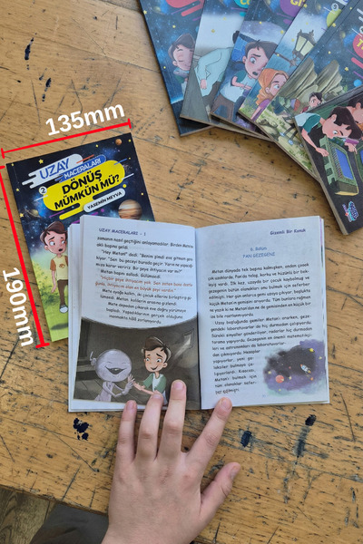Tandem Yayınları Uzay Maceraları 3. Ve 4.sınıf 8 Kitap Kutulu Okuma Seti + değerlendirme soruları
