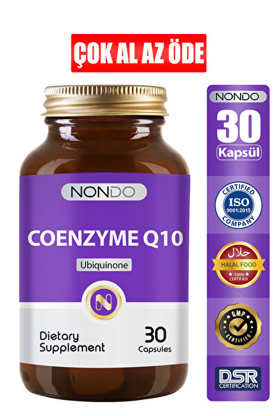 Nondo Coenzym Koenzim Q10 30 Kapsül ( Koenzim Mangezyum Ubikinon )