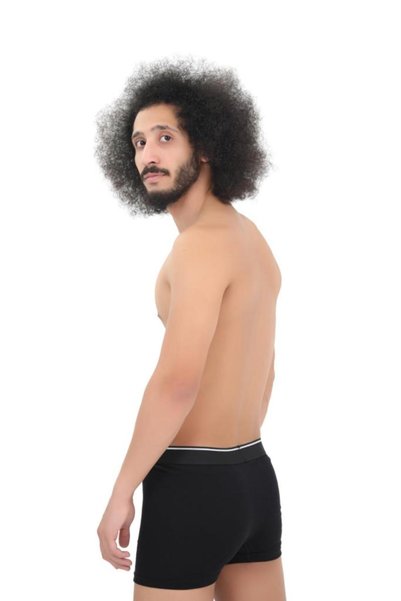 andredimoda Boxeri bărbați din 6 piese țesătură clasa I Pachet premium Design special Boxer simplu din lycra Cadou de zestre