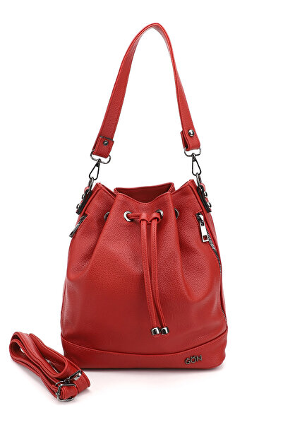 GÖNDERİ(R) Femei / Fete Floater Roșu Umăr și Rucsac cu șnur