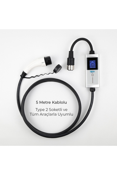 Hims HCTK-22-G 22kW Tip 2 Taşınabilir Mobil Elektrikli Araç Şarj İstasyonu