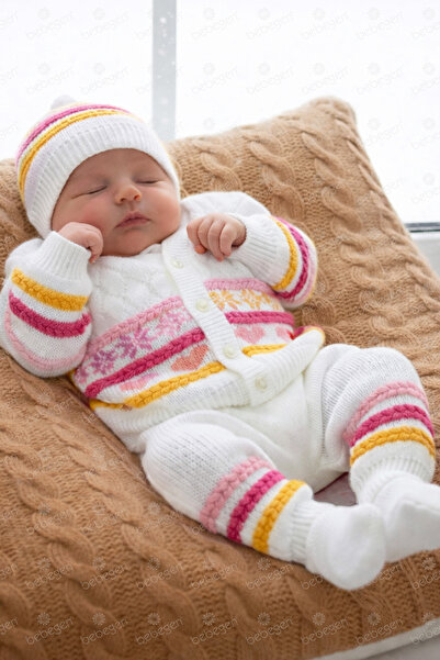 bebegen Knitwear 4-Piece Baby Girl Set