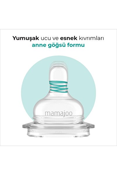 Mamajoo Gece & Gündüz Antikolik Biberon 270 ml 6 Ay+ | Orta Akışlı