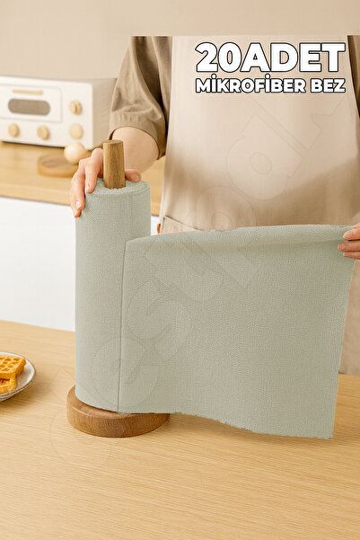 Destpak 20 ADET Rulo Mikrofiber Bez - Koparılabilir Mikro Fiber Bez Kaliteli ...