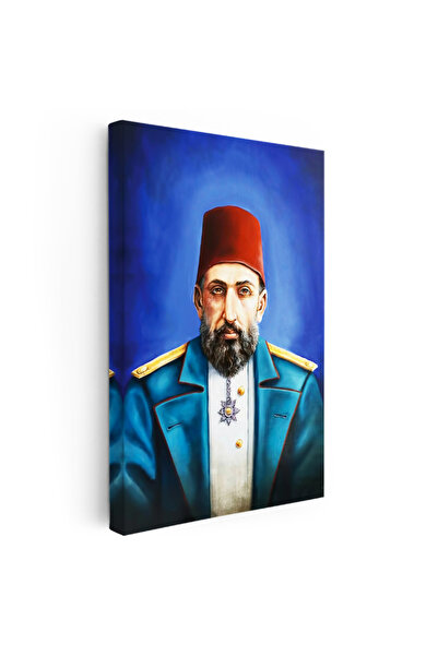 Tablofest Osmanlı Padişahları - Sultan II. Abdülhamid Portresi Kanvas Tablo