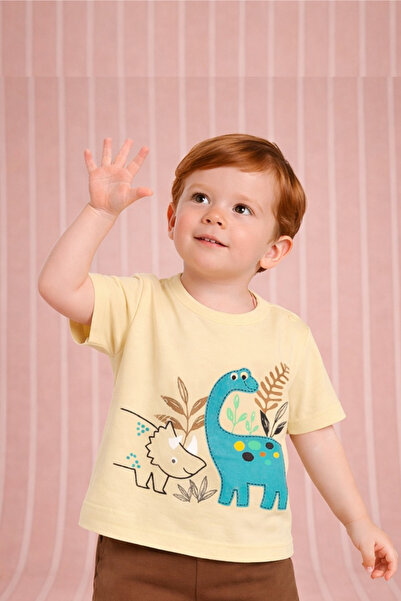 luay Unisex Cotton Adorable Beige T-Shirt: Cute and Comfy Everyday Wear